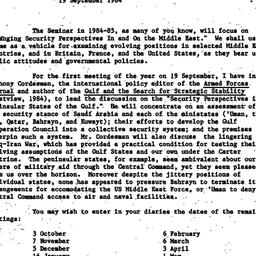 Announcements, 1984-09-19. ...