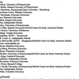 Minutes, 2001-04-06. Early ...