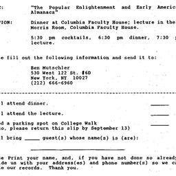 Announcements, 1993-09-14. ...