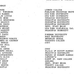 Minutes, 1984-05-08. Early ...