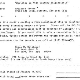 Announcements, 1981-01-13. ...