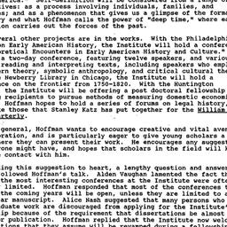 Minutes, 1992-12-08. Early ...