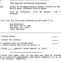Announcements, 1993-03-09. ...