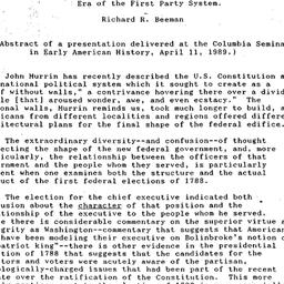 Minutes, 1989-04-11. Early ...