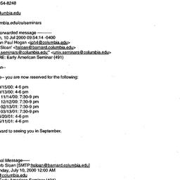 Correspondence, 2000-07-10....