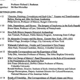 Schedules, Early American H...