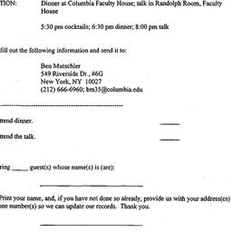 Announcements, 1996-05-14. ...