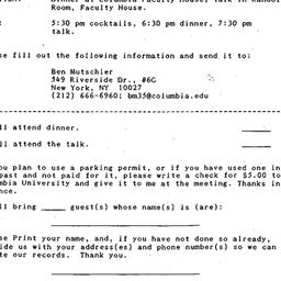 Announcements, 1996-03-12. ...