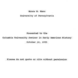 Speaker's paper, 1995-1...