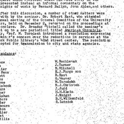 Minutes, 1971-12-14. Early ...