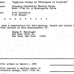 Announcements, 1980-03-11. ...