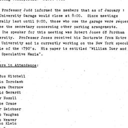 Minutes, 1979-12-11. Early ...