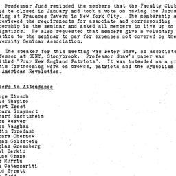 Minutes, 1979-09-11. Early ...