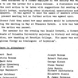 Minutes, 1980-03-11. Early ...