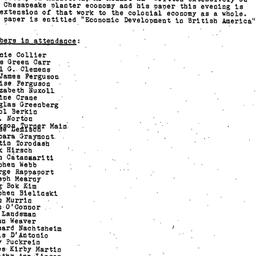 Minutes, 1979-10-09. Early ...
