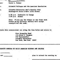 Announcements, 1969-12-09. ...