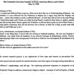 Speaker's paper, 1999-0...