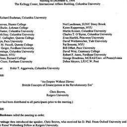 Minutes, 1998-12-08. Early ...