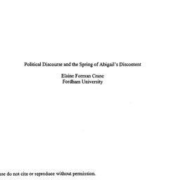 Speaker's paper, 1998-0...