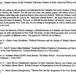 Announcements, 1999-08-28. ...