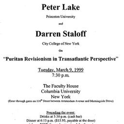 Announcements, 1999-03-09. ...