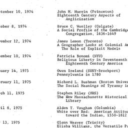 Schedules, Early American H...