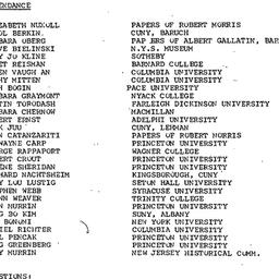 Minutes, 1982-11-09. Early ...
