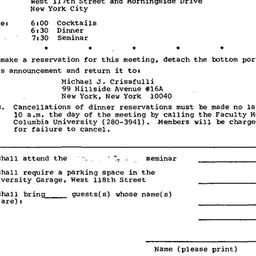 Announcements, 1983-02-08. ...