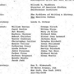 Minutes, 1973-04-10. Early ...