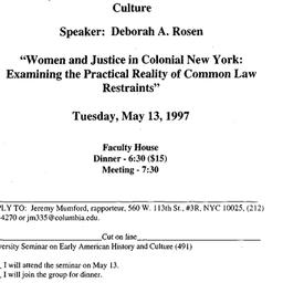 Announcements, 1997-05-13. ...
