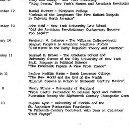 Schedules, Early American H...