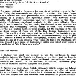 Minutes, 1985-11-12. Early ...