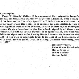 Announcements, 1976-04-15. ...