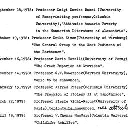 Schedules, Classical Civili...