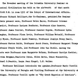 Minutes, 1978-11-16. Classi...