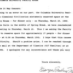 Correspondence, 1990-01-11....