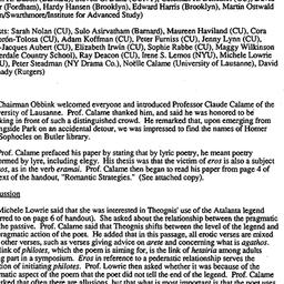Minutes, 1991-02-21. Classi...