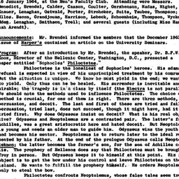 Minutes, 1964-01-16. Classi...