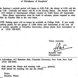 Announcements, 1993-10-06. ...