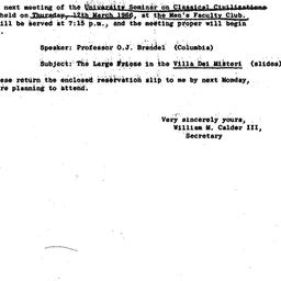 Announcements, 1966-03-17. ...