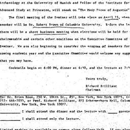 Announcements, 1982-03-04. ...