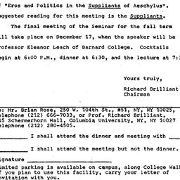Announcements, 1981-10-28. ...