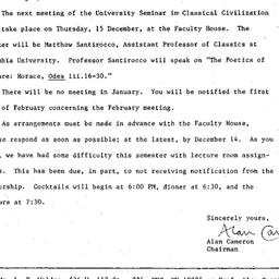 Announcements, 1983-12-06. ...