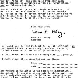 Announcements, 1987-03-30. ...