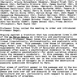 Minutes, 1986-10-16. Classi...