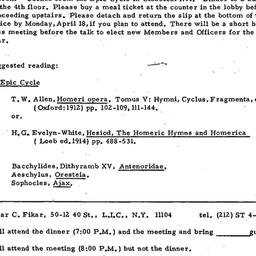 Announcements, 1977-04-21. ...