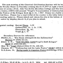 Announcements, 1977-03-17. ...