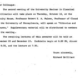 Announcements, 1980-09-29. ...