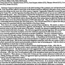 Minutes, 1988-11-17. Classi...
