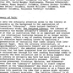 Minutes, 2000-01-20. Classi...